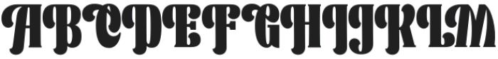 Kikoye Regular otf (400) Font UPPERCASE