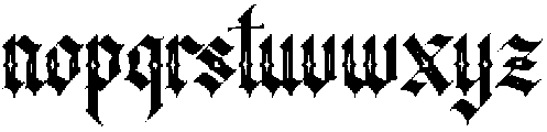Kileydot Hollow otf (400) Font LOWERCASE