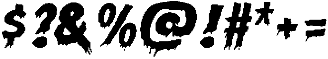 Killbilly otf (400) Font OTHER CHARS