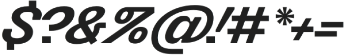 Killou Bold Italic otf (700) Font OTHER CHARS