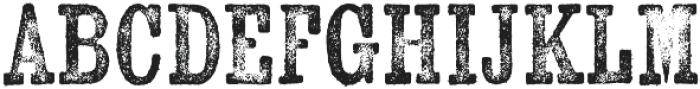 Kiln Serif Regular otf (400) Font UPPERCASE