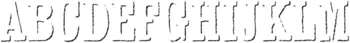 Kiln Serif Shadow otf (400) Font UPPERCASE