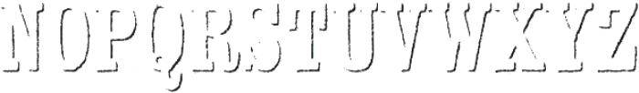 Kiln Serif Shadow otf (400) Font UPPERCASE