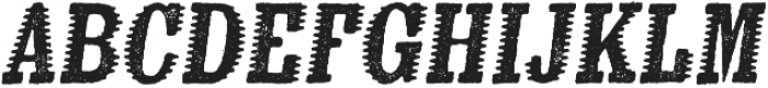 Kiln Serif Spiked Italic otf (400) Font LOWERCASE