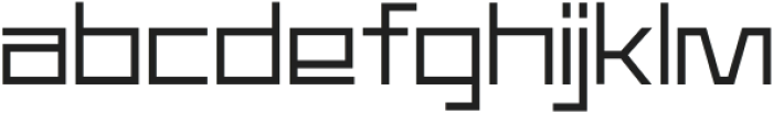 Kilomole Thin otf (100) Font LOWERCASE