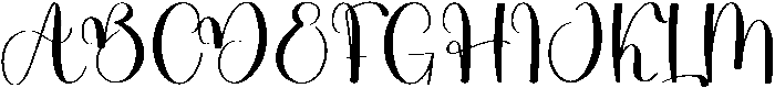 Kimberly Christmas Regular otf (400) Font UPPERCASE