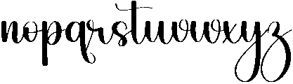 Kimberly Regular otf (400) Font LOWERCASE