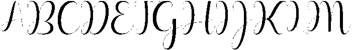 Kimberly Regular otf (400) Font UPPERCASE