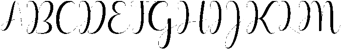Kimberly Regular ttf (400) Font UPPERCASE