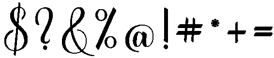 Kimberly Script Regular otf (400) Font OTHER CHARS
