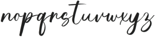 Kimberly Signature otf (400) Font LOWERCASE