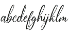 KimberlyDellia-Regular otf (400) Font LOWERCASE