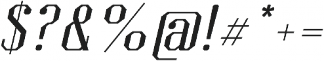 Kimbo Italic otf (400) Font OTHER CHARS