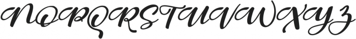 Kimilove Italic ttf (400) Font UPPERCASE