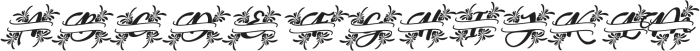 Kimilove Monogram Italic otf (400) Font UPPERCASE