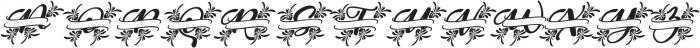 Kimilove Monogram Italic ttf (400) Font UPPERCASE