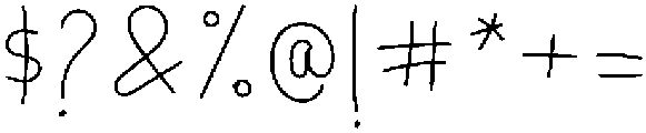 Kimono Regular otf (400) Font OTHER CHARS