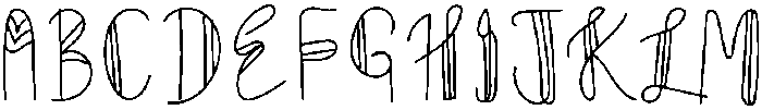 Kimono Regular otf (400) Font UPPERCASE