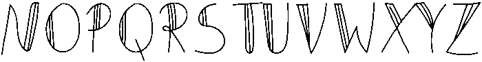 Kimono Regular otf (400) Font UPPERCASE