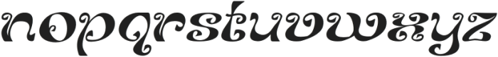 Kimony Italic otf (400) Font LOWERCASE