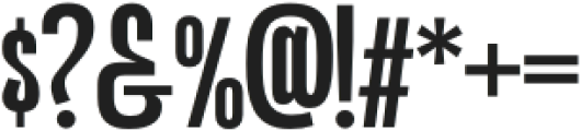 Kimotto Condensed Medium otf (500) Font OTHER CHARS