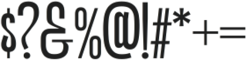 Kimotto Condensed Variable ttf (400) Font OTHER CHARS