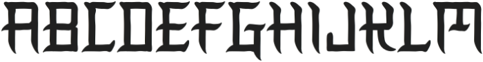 Kimyonja-Regular otf (400) Font UPPERCASE