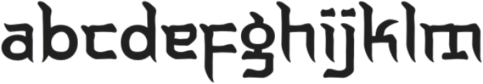 Kimyonja-Regular otf (400) Font LOWERCASE