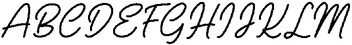 Kinanthi Signature otf (400) Font UPPERCASE