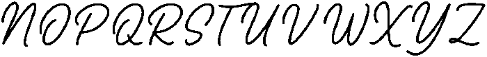 Kinanthi Signature otf (400) Font UPPERCASE