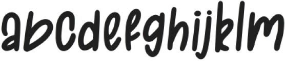 Kind People Regular otf (400) Font LOWERCASE