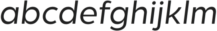 Kind Sans Regular Italic otf (400) Font LOWERCASE