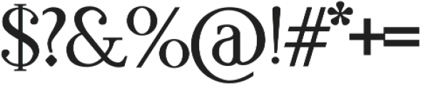 KindSoul Serif Bold otf (700) Font OTHER CHARS