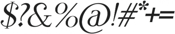 KindSoul Serif Italic otf (400) Font OTHER CHARS