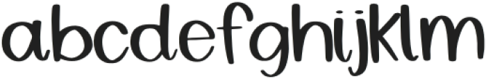 Kinda Wonderful Sans Regular otf (400) Font LOWERCASE