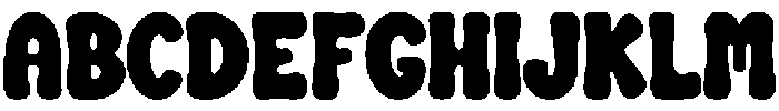 Kinder Bubble Regular otf (400) Font UPPERCASE