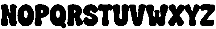 Kinder Bubble Regular otf (400) Font UPPERCASE