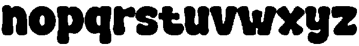 Kinder Bubble Regular otf (400) Font LOWERCASE