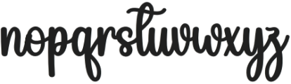 Kinder Cute Regular otf (400) Font LOWERCASE