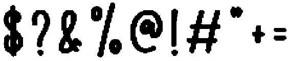 Kinder Rainbow Regular otf (400) Font OTHER CHARS