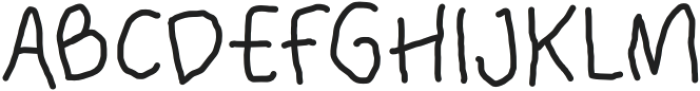 Kinder garden Regular otf (400) Font UPPERCASE