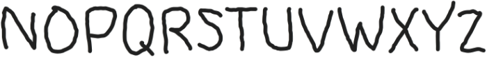 Kinder garden Regular otf (400) Font UPPERCASE