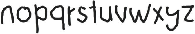 Kinder garden Regular otf (400) Font LOWERCASE