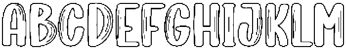 Kindergarten Regular otf (400) Font UPPERCASE