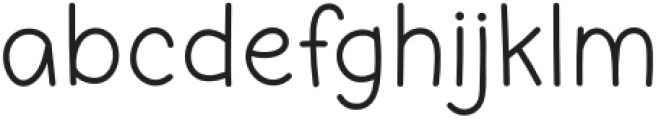 Kindergarten Regular otf (400) Font LOWERCASE