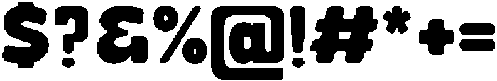 Kindly Bolde Rounded otf (700) Font OTHER CHARS