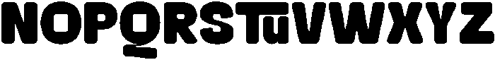 Kindly Bolde Rounded otf (700) Font UPPERCASE