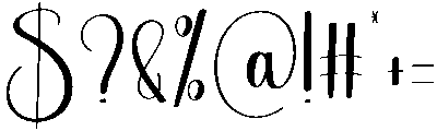 Kindly Regular otf (400) Font OTHER CHARS