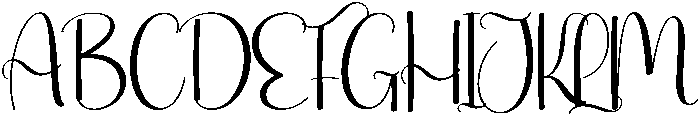 Kindly Regular otf (400) Font UPPERCASE