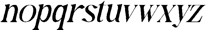 Kindlyna Italic otf (400) Font LOWERCASE